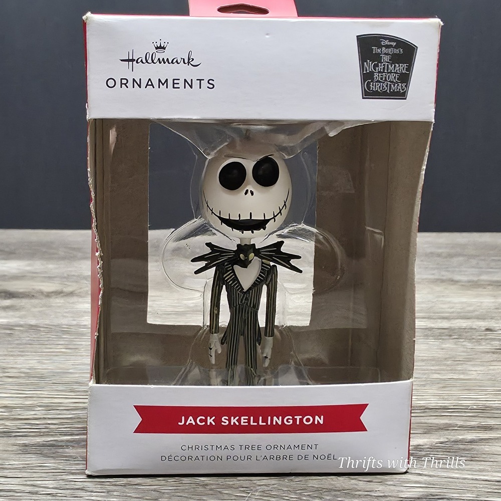 Hallmark Nightmare‎ Before Christmas Jack Skellington Holiday Ornament 2021